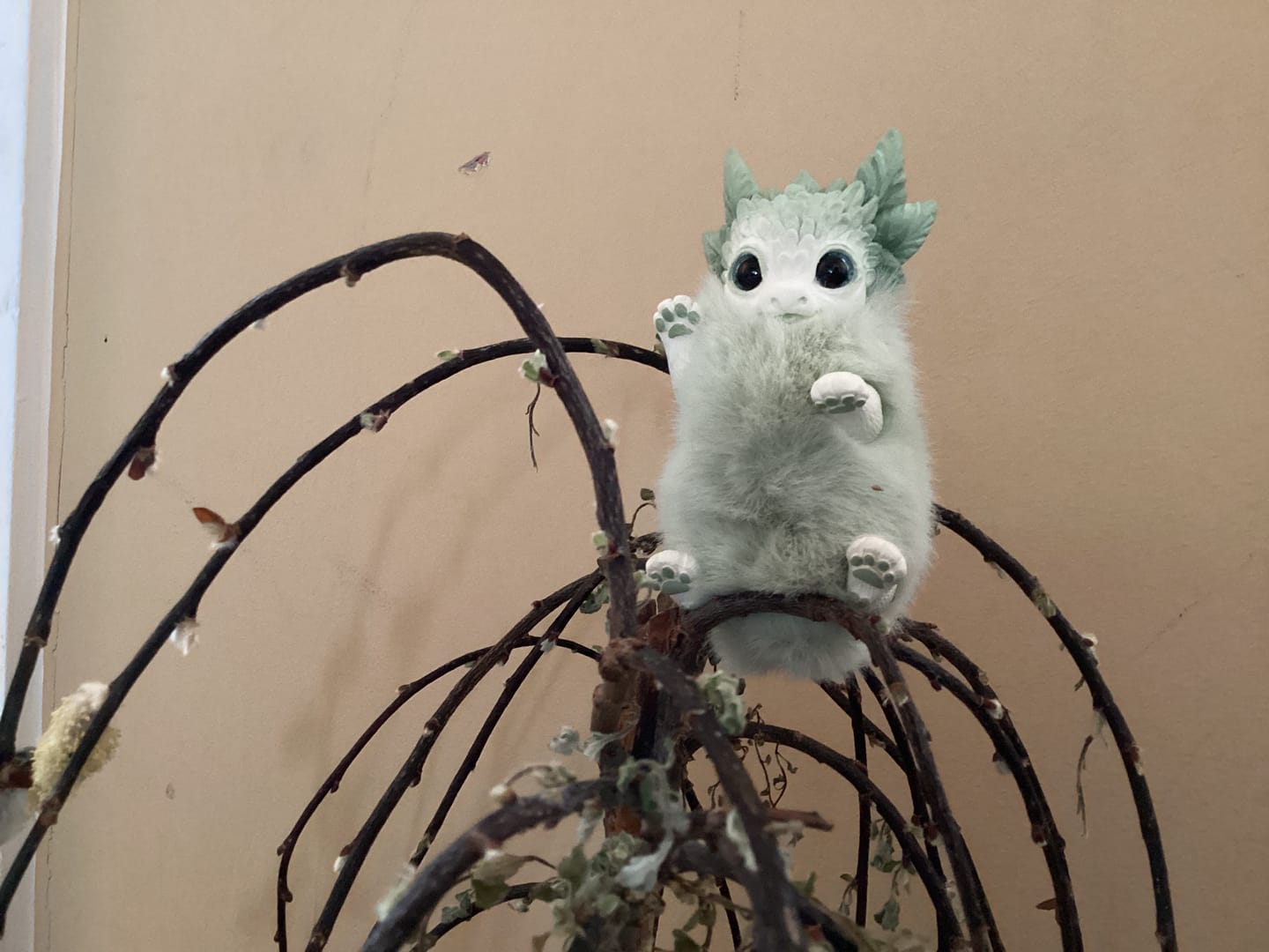Customer photo review of Tiny flower dragon– Sunny spring colours