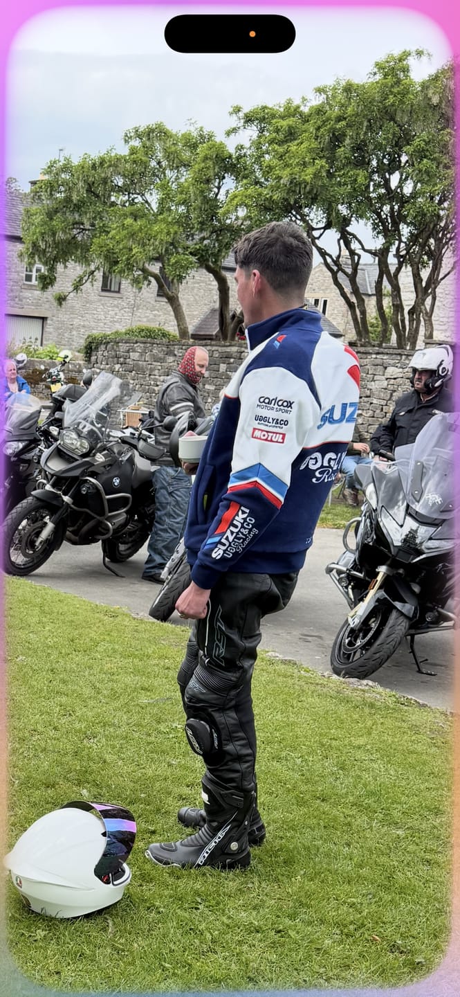 Customer photo review of Team Classic Suzuki Track Jacket