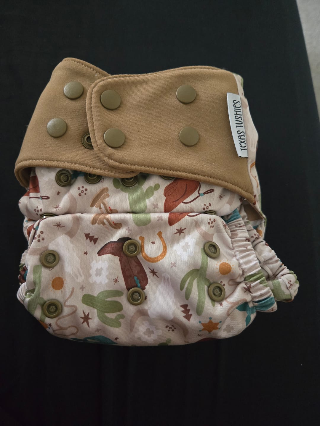 Customer photo review of The Ultimate - One Size AIO Reusable Cloth Diaper