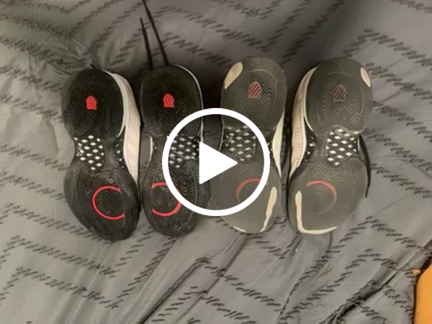 Customer video review of 06563-955-M | EXPRESS LIGHT PICKLEBALL | WHITE/BLACK/HIGH RISK RED