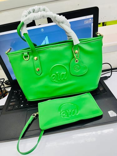 Customer photo review of Green Mini Tote Bag