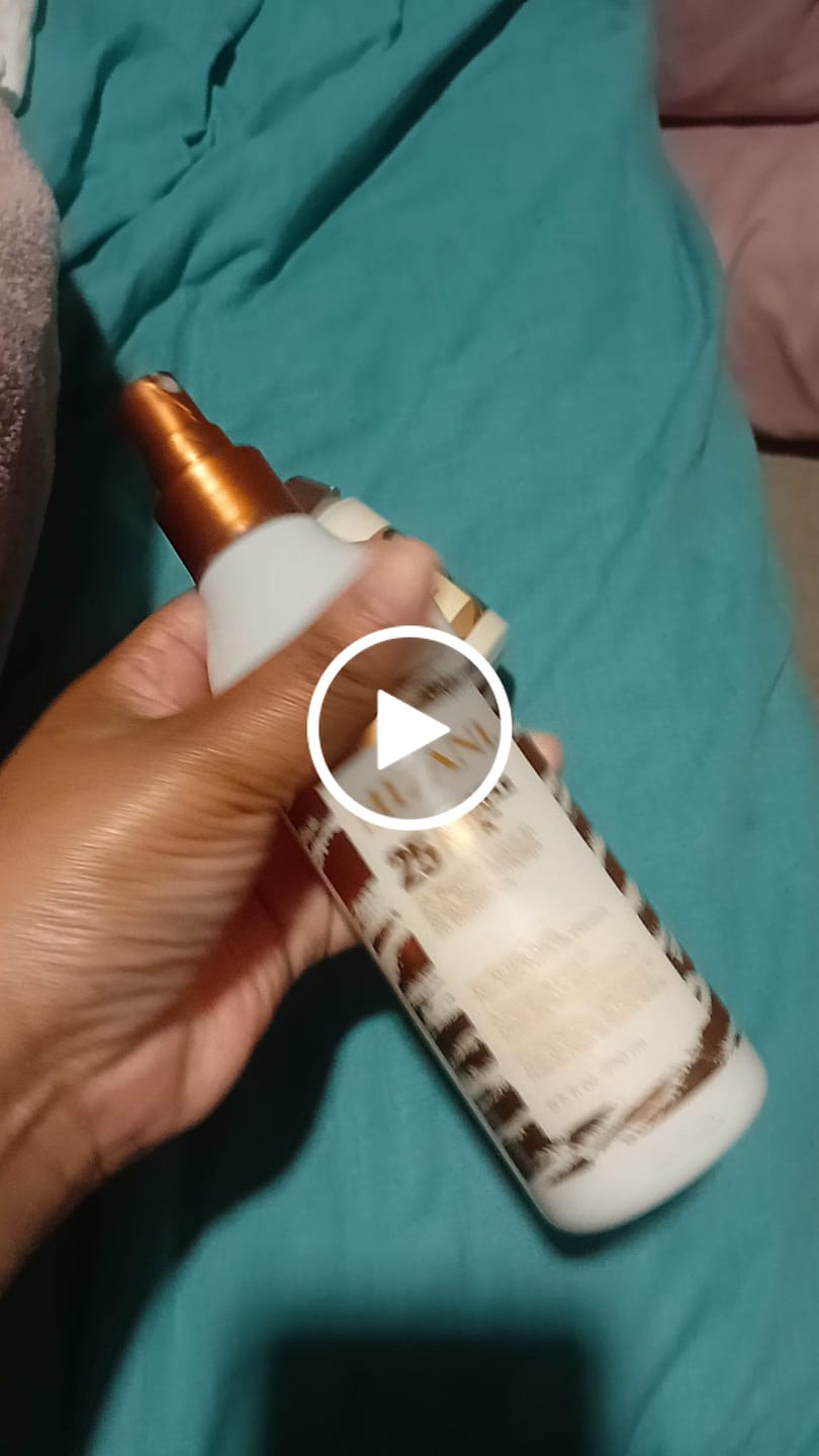 Customer video review of Mizani Miracle Milk Leave-In Conditioner for Textured Hair - 250ml