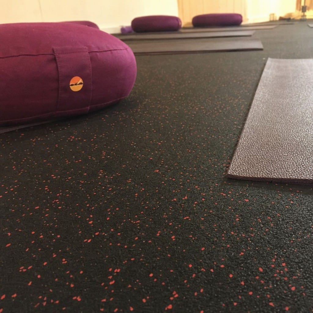 Customer photo review of Rubber Gym Roll UK | Heavy-Duty Crumb Flooring Roll 10m