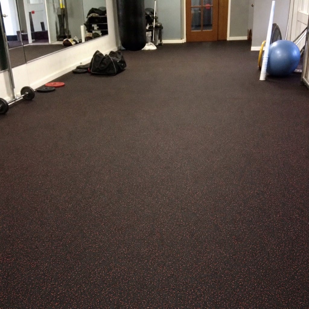 Customer photo review of Heavy-Duty Rubber Gym Flooring Rolls UK | Commercial Grade | Full 10m Roll