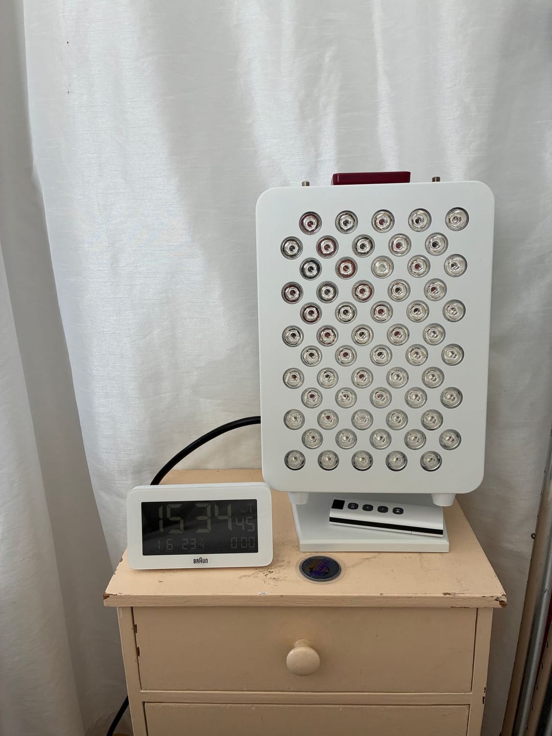 Customer photo review of PrimeFORCE RL60 (Roodlichttherapie) – Ideaal voor thuis – Levensduur tot 100.000 uur - 28,5x20,9×7cm