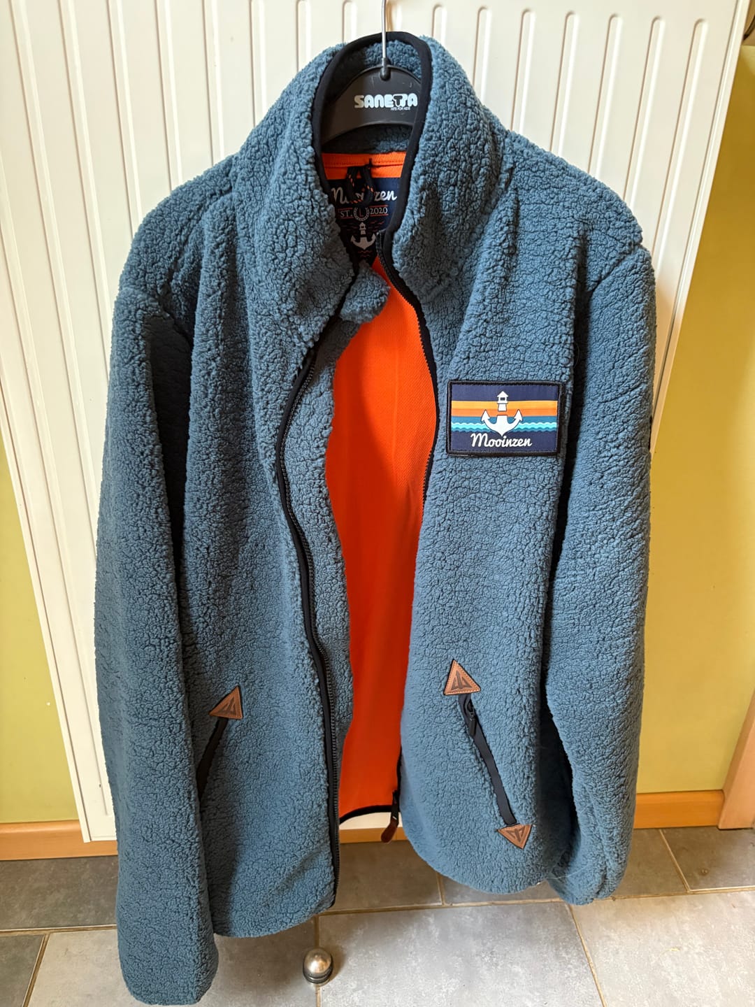 Customer photo review of Klettwatt Patch · Unisex Premium Sherpa Jacke