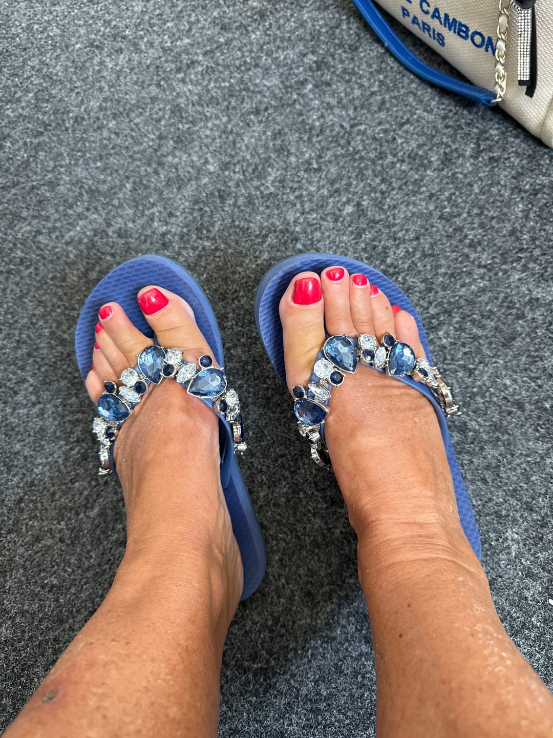 Customer photo review of Flip-Flop / Katja - Blau Indigo