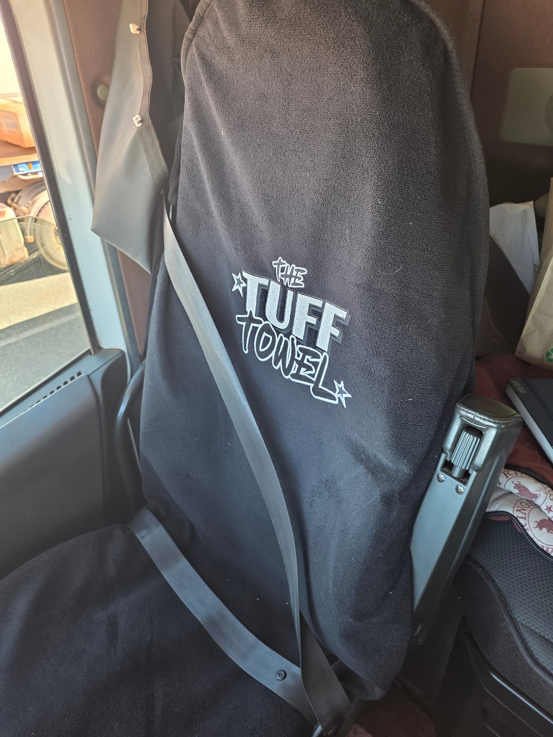 Customer photo review of Waterproof Car Towel Seat Cover - The OG