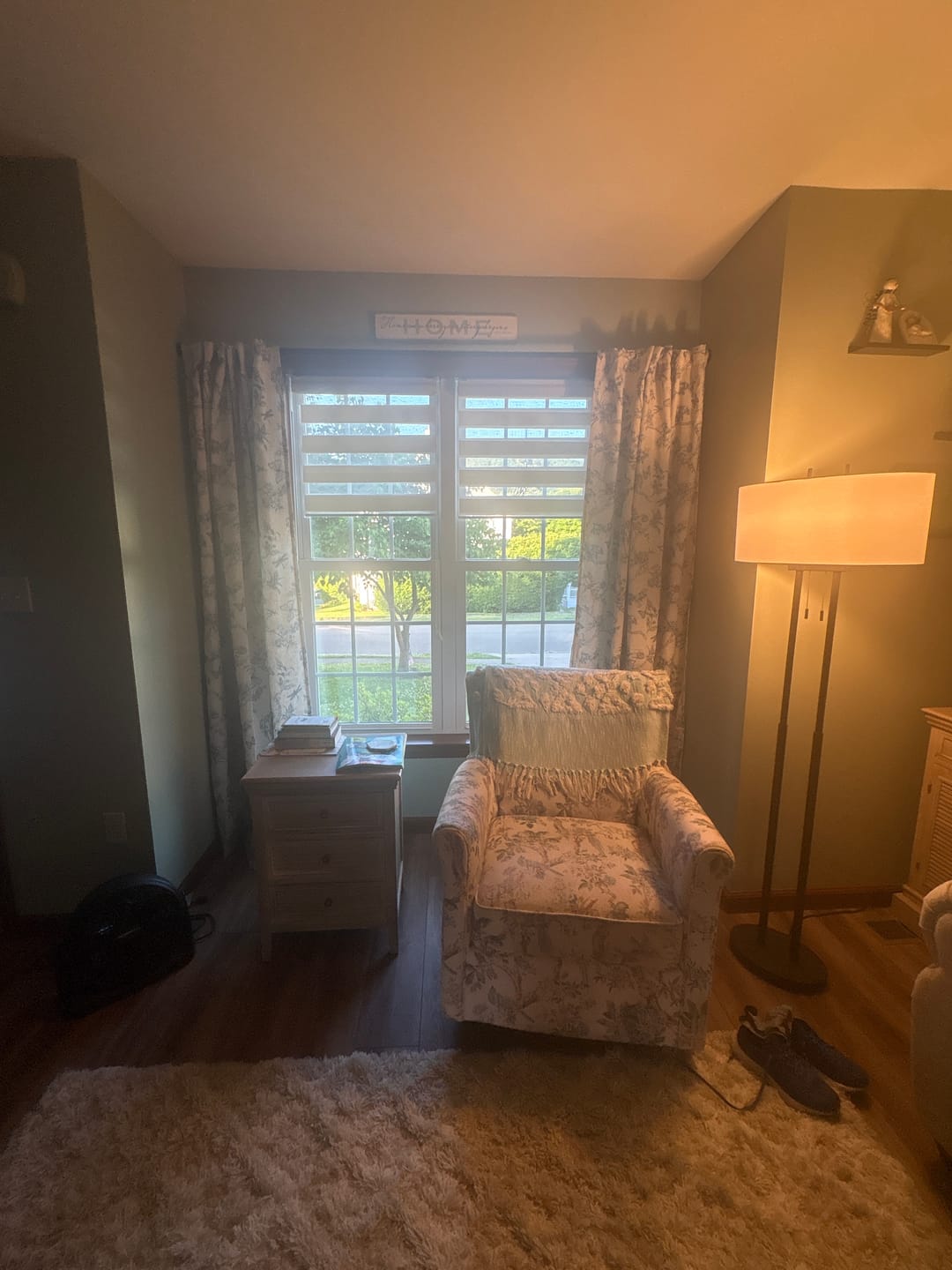 Customer photo review of Floral Butterfly Linen Blend Lined Curtains