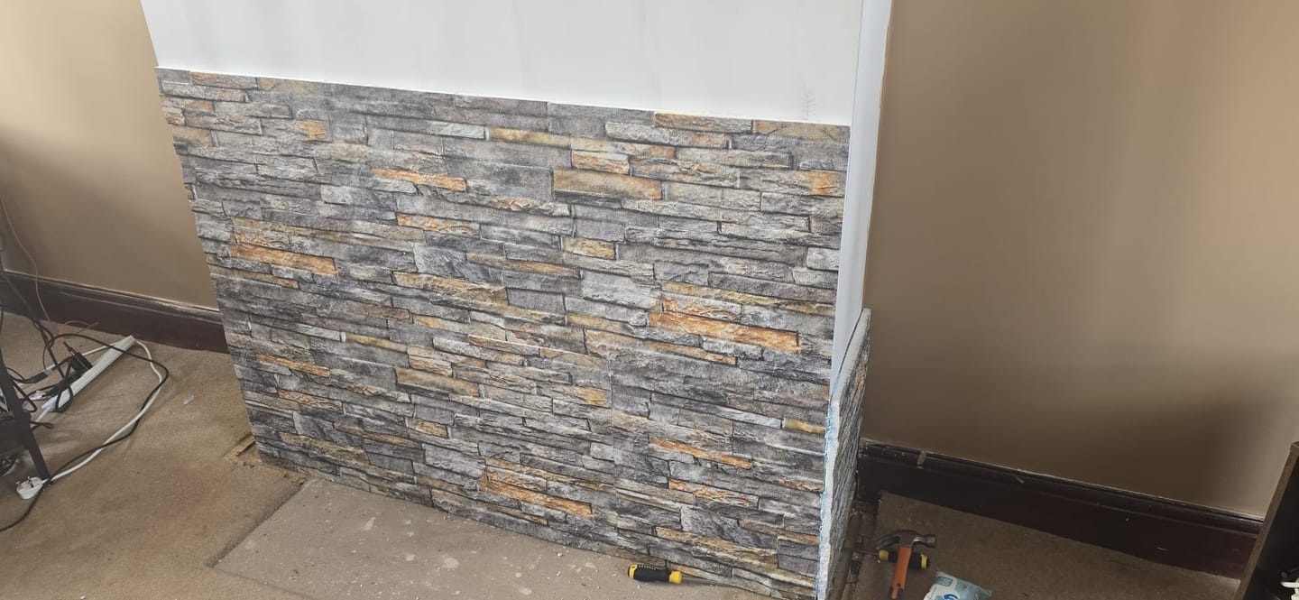 Customer photo review of OYTAS-102 | Weathered Grey | Slate Effect