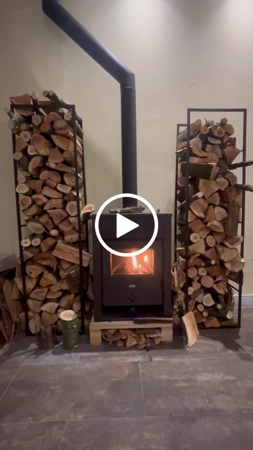Customer video review of Estante Para Leña Hierro 45x30x172 Organizador Vertical