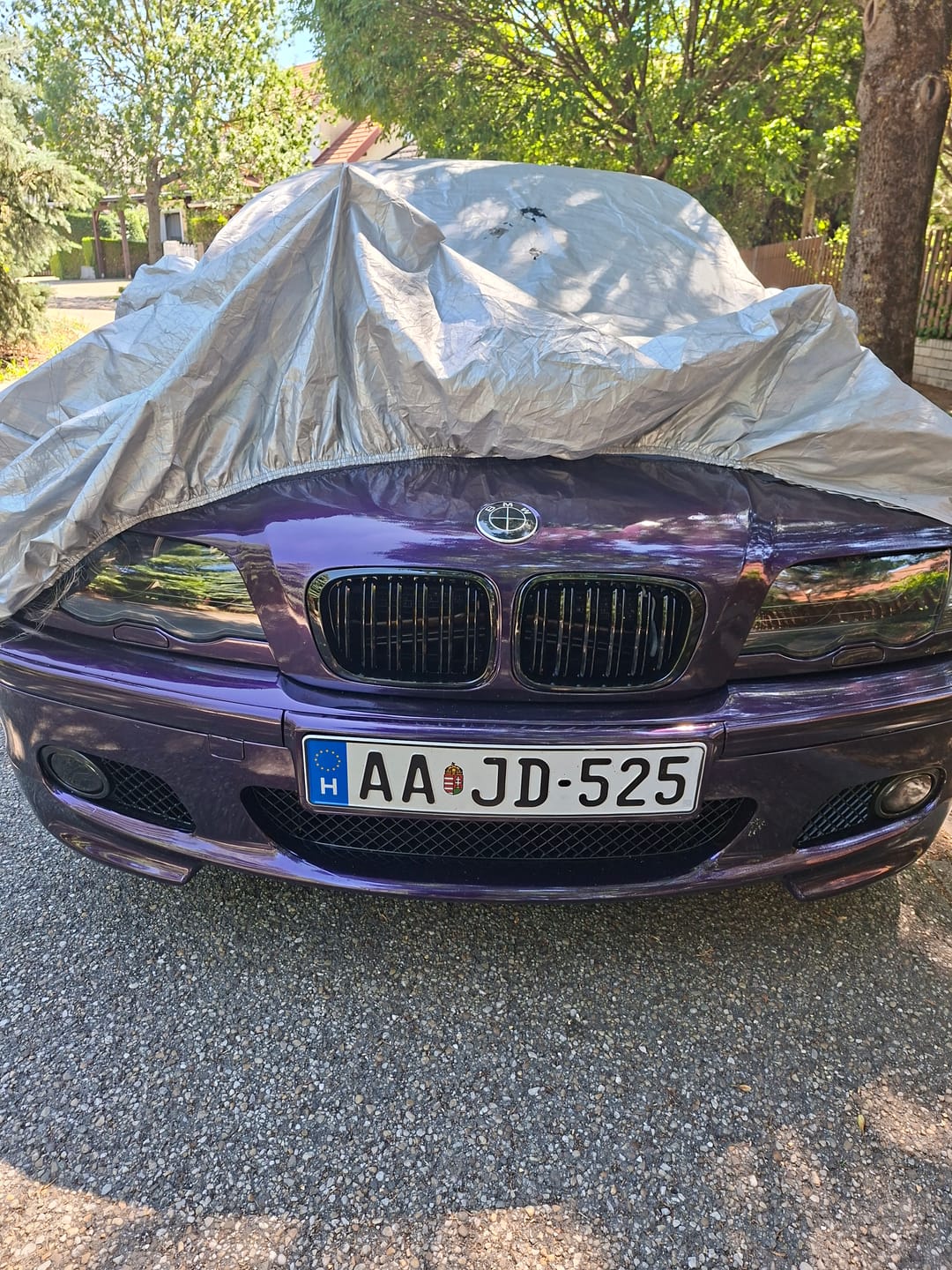 Customer photo review of Gloss Metallic Midnight Purple Vinyl Wrap