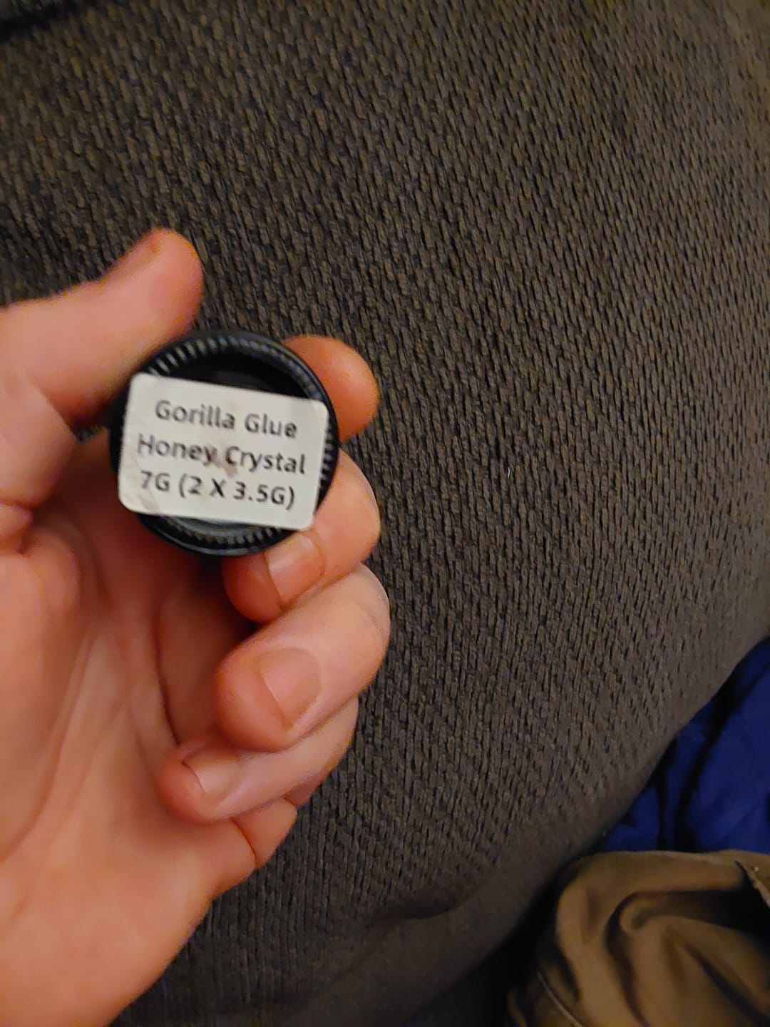 Customer photo review of Legendary Honey Crystal Gorilla Glue 3.5G (BOGO)