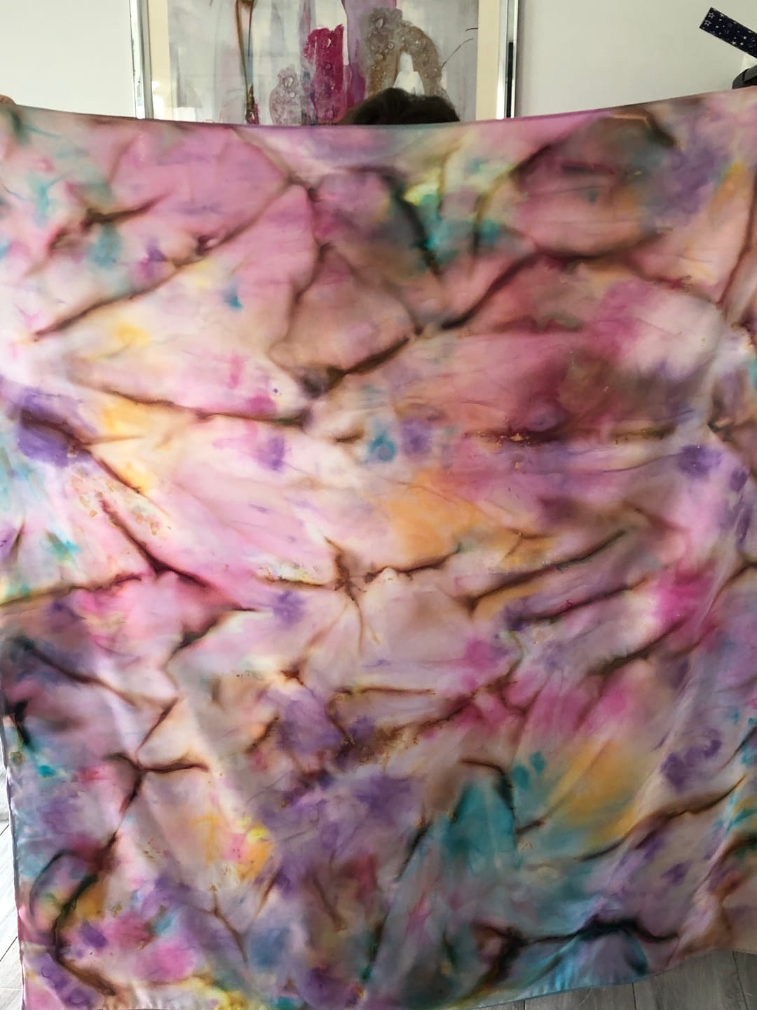 Customer photo review of Liquid Satin Fabric