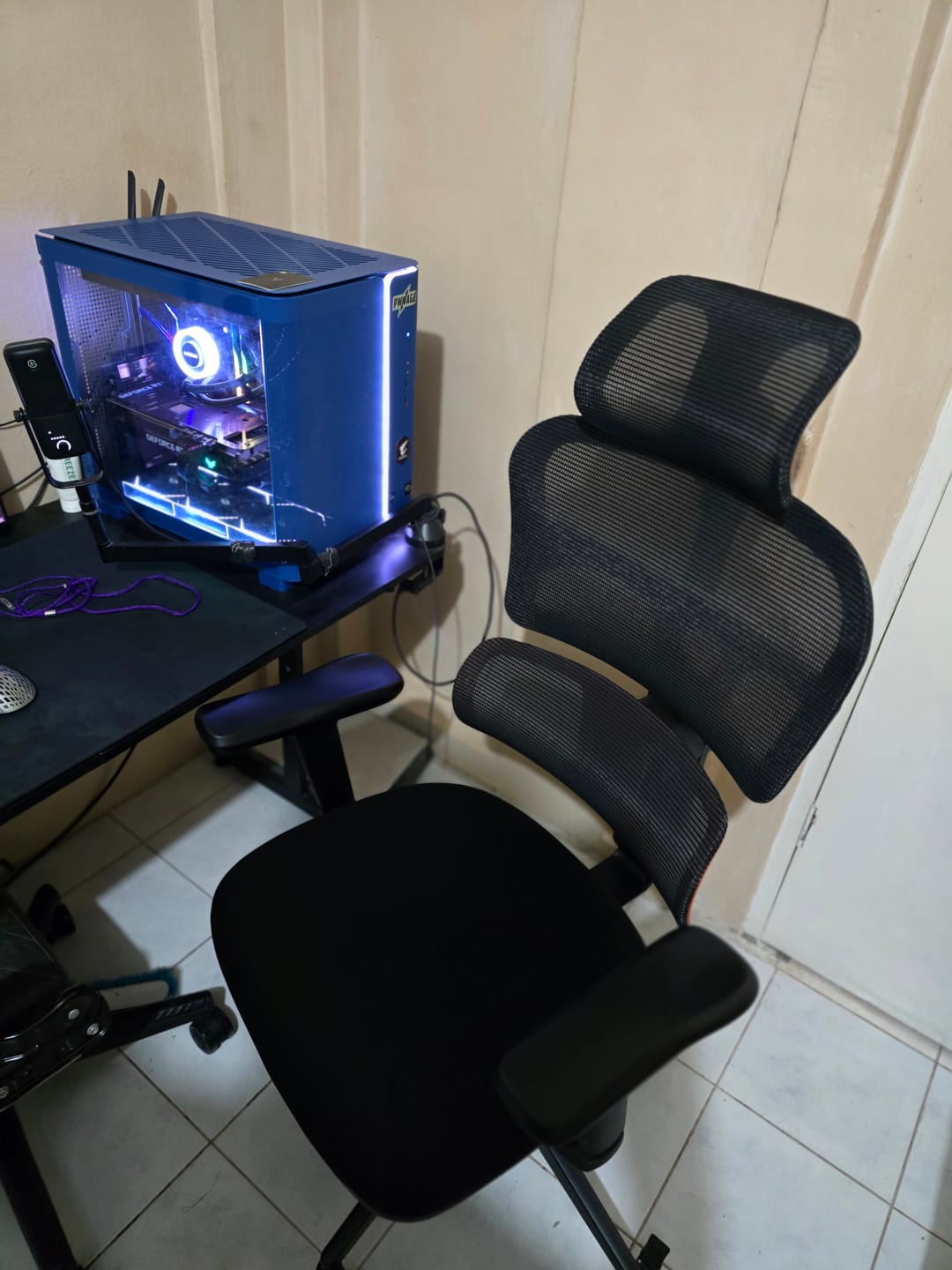 Customer photo review of NT001 Ergonomic Office Chair with Auto-following Lumbar Support
