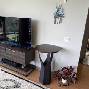 Customer photo review of Counter Table Base 36" H Tree Trunk for Modern Metal Design - 608 Namu