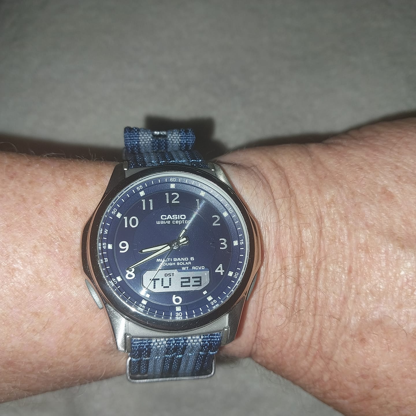 Customer photo review of Ribbed Mako FN - Blue Bond