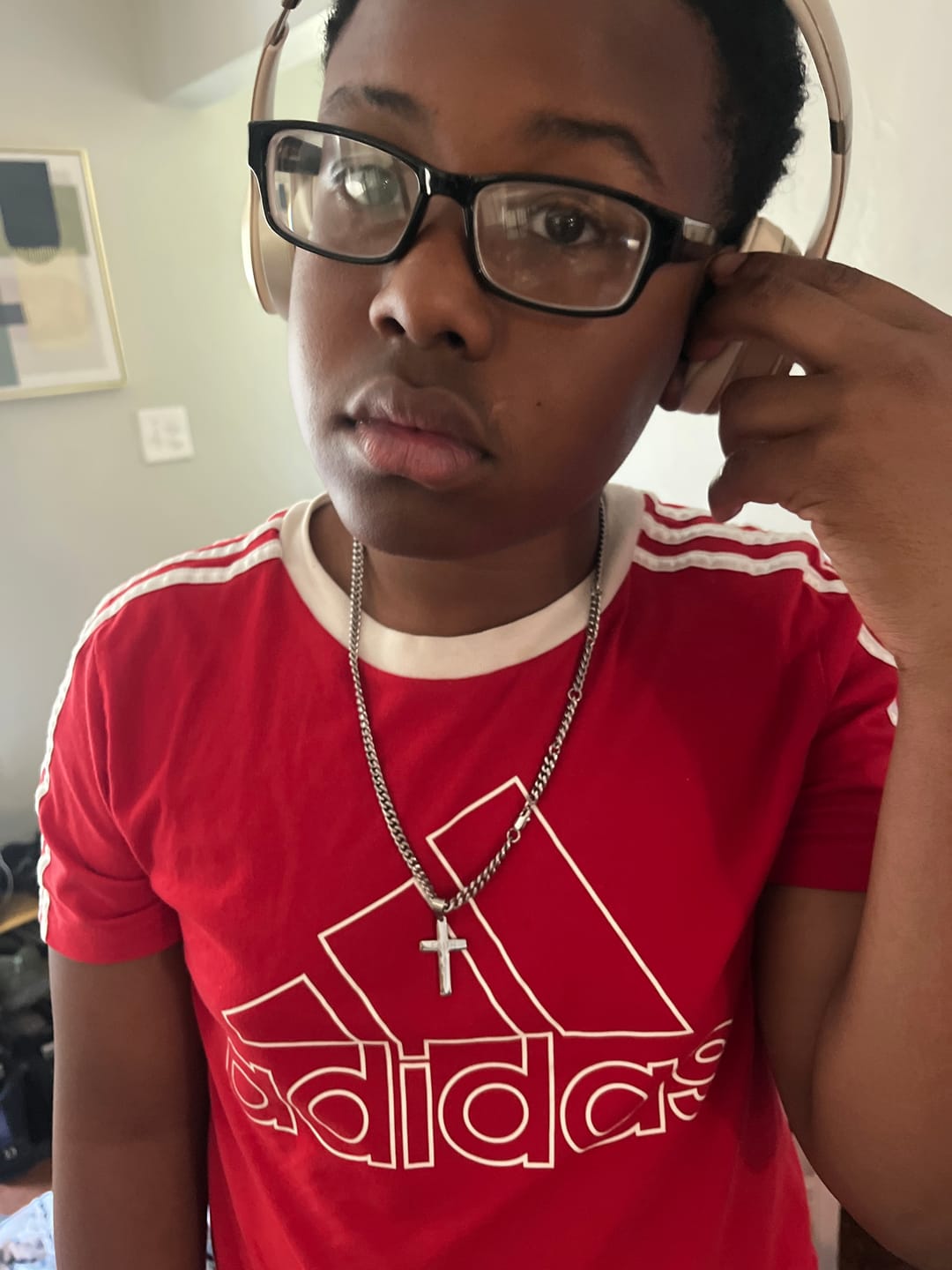 Customer photo review of Cross Cuban Link Chain Gift Set For Bonus Son