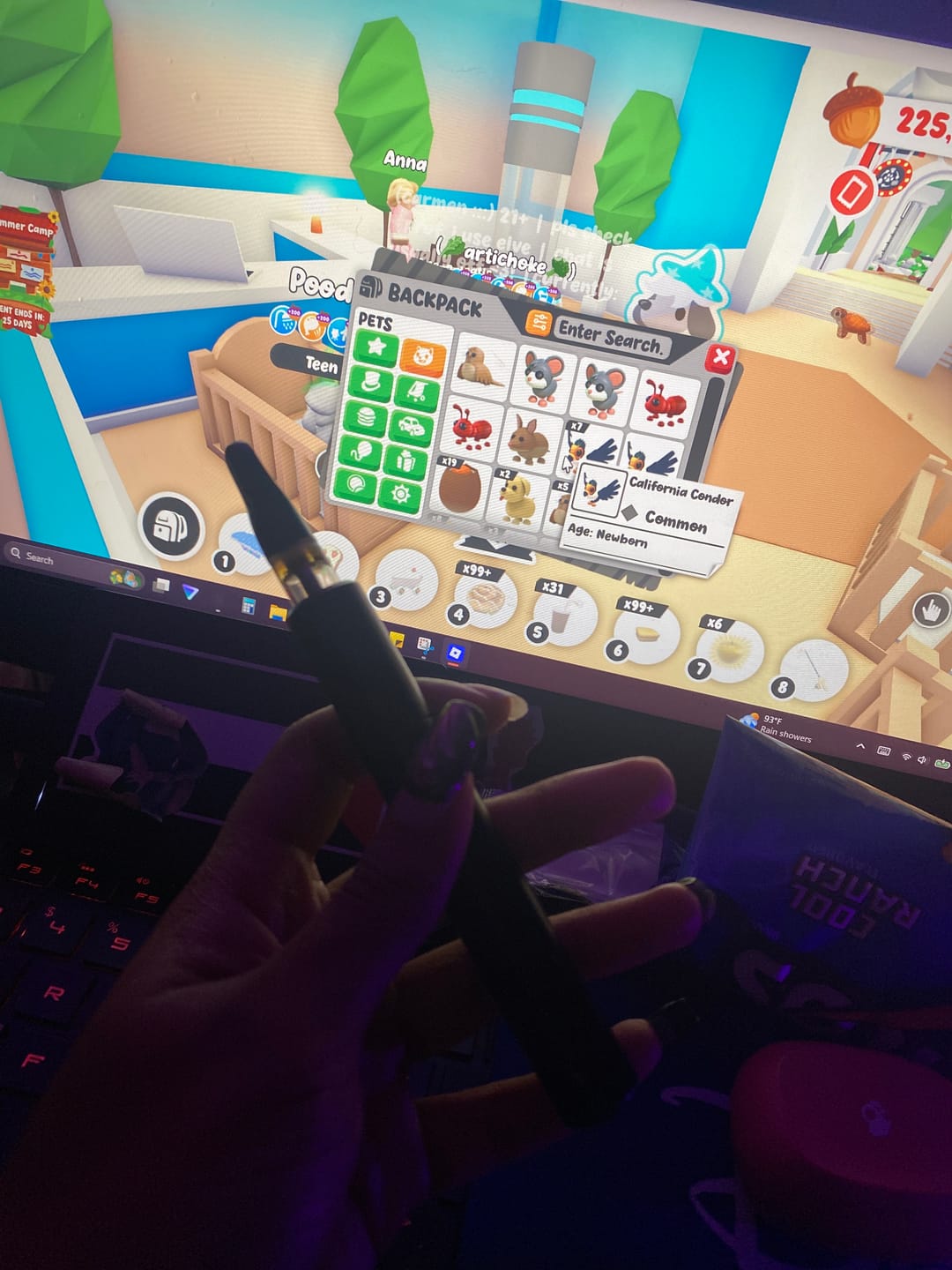 Customer photo review of 1 Gram THCA Full Spectrum Vape Cartridge | Berry Gelato - Hybrid