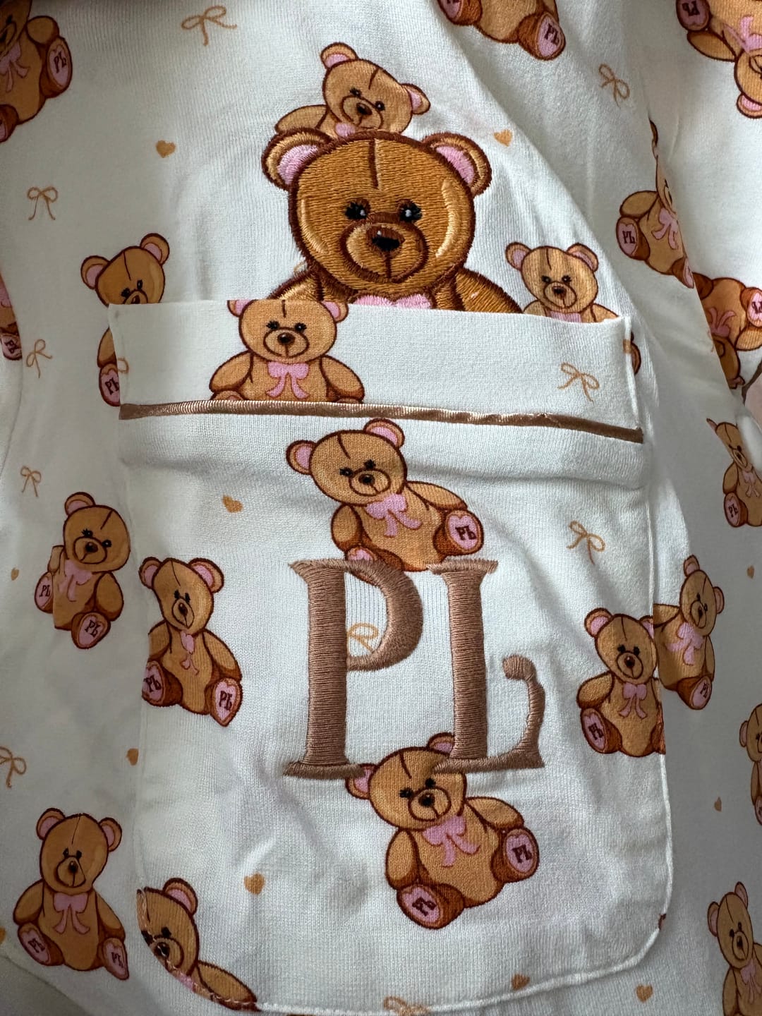 Customer photo review of Women's Teddy Bear Pyjamas
