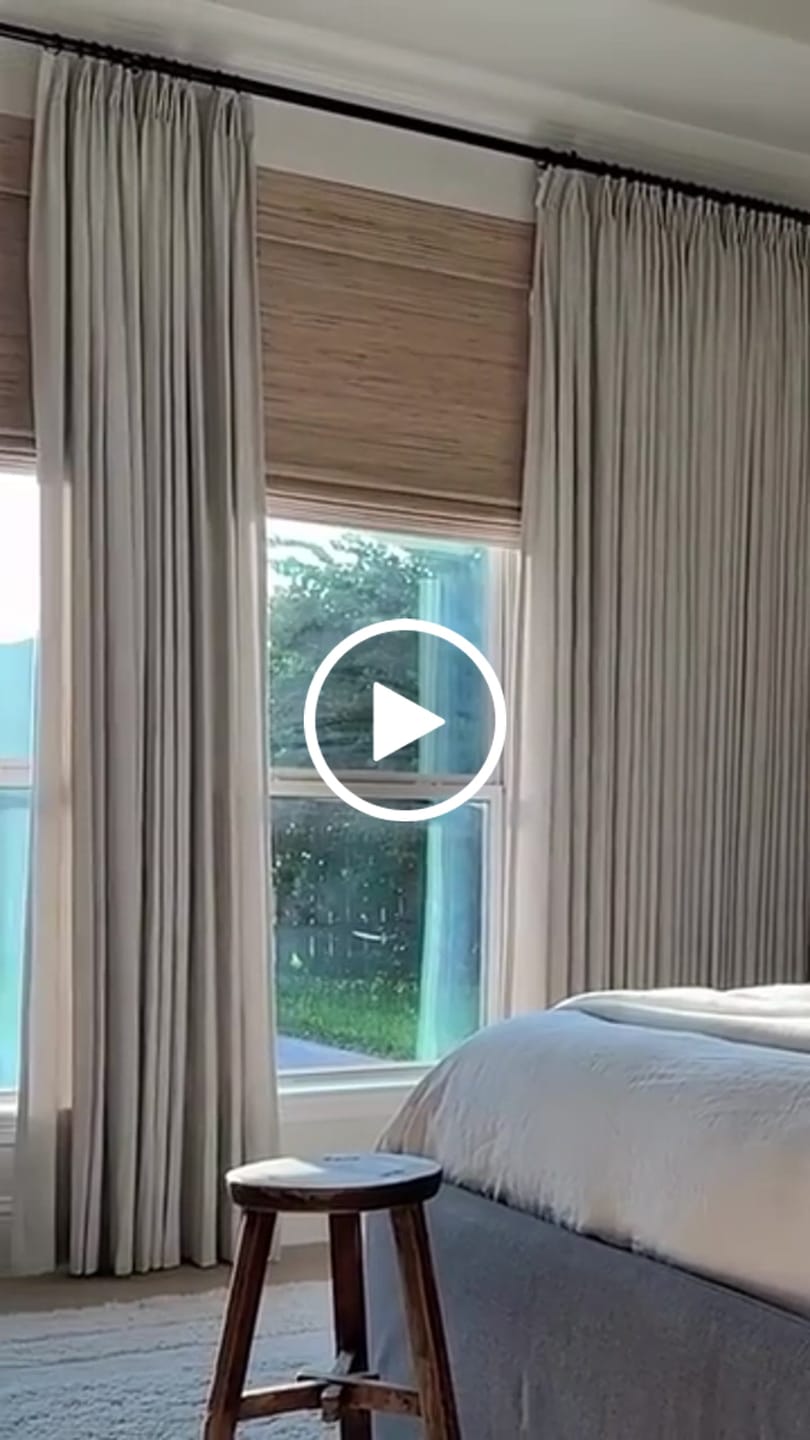 Customer video review of Smart Motorized Blackout Woven Wood Shades – Viaura