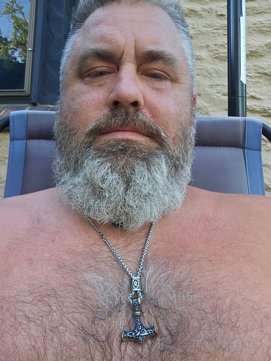Customer photo review of Mjölnir - Thor's Hammer Stainless Steel Necklace