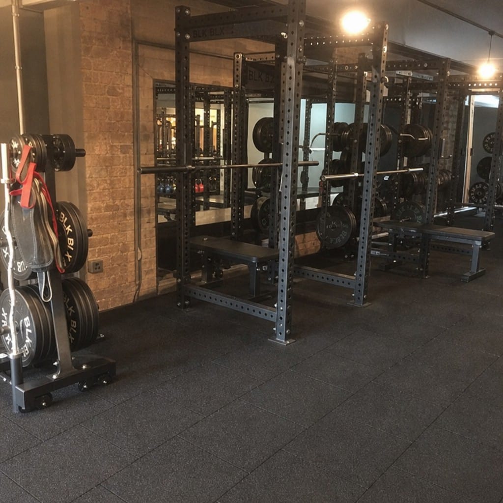 Customer photo review of 30mm Acoustic Rubber Gym Tiles | Soundproof Gym Flooring | 75 dB Noise Reduction | 200kg+ Drop Rated | EN 13893 Certified