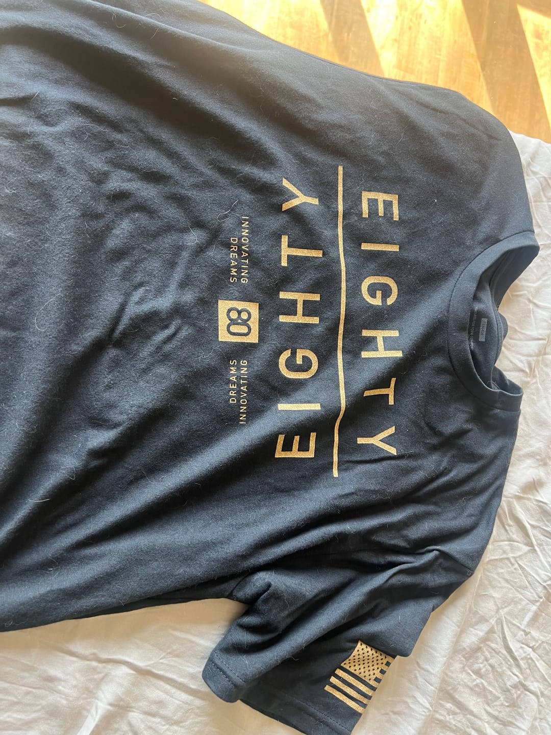 Customer photo review of 80Eighty® Golden MIrror Shirt