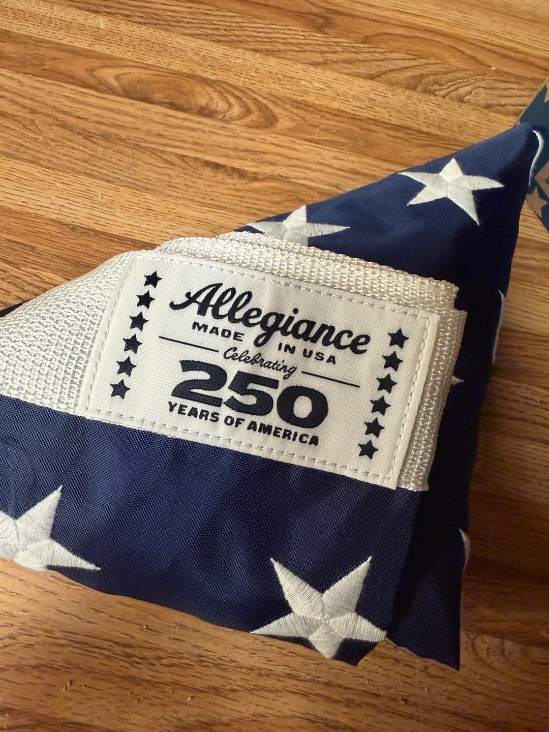 Customer photo review of Classroom Initiative 3' x 5 ' American Flag