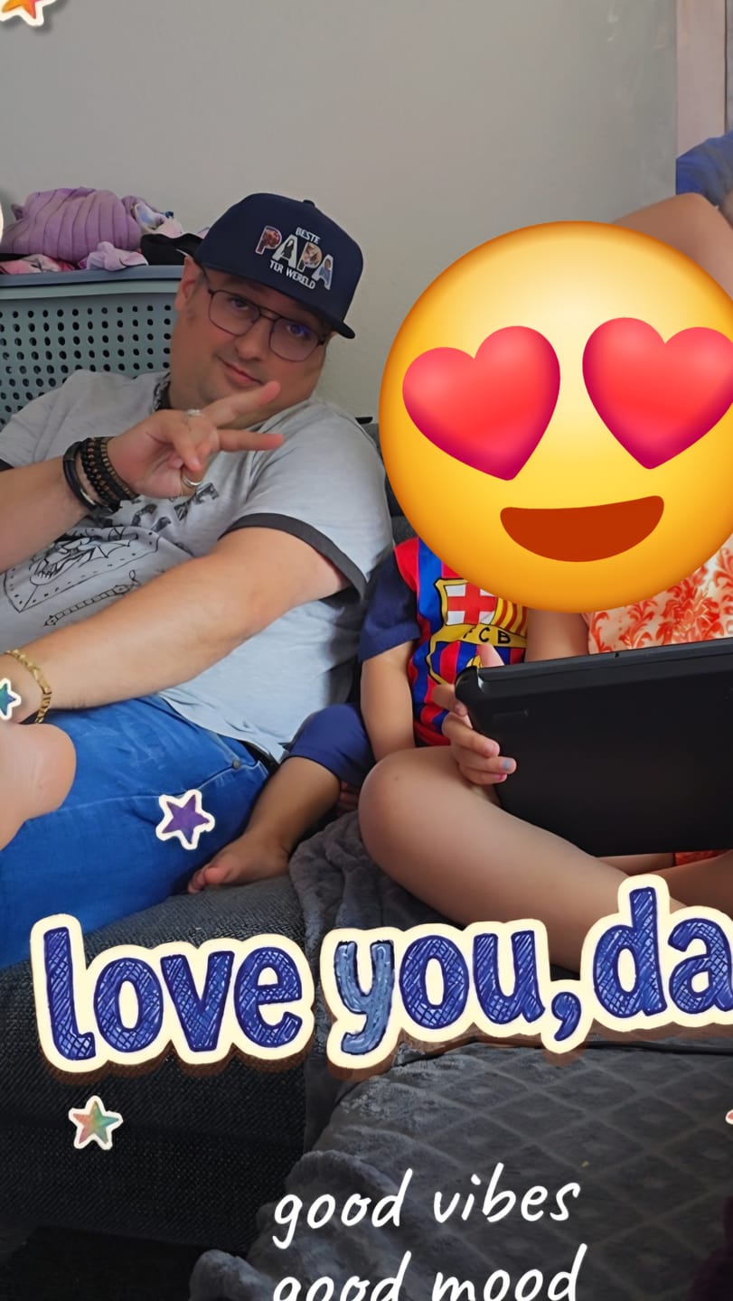 Customer photo review of De beste papa - Gepersonaliseerde baseballpet en snapbackpet voor papa met foto-upload