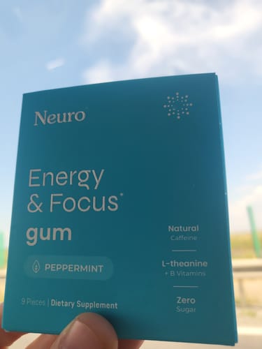 Customer photo review of Energy & Focus Gum