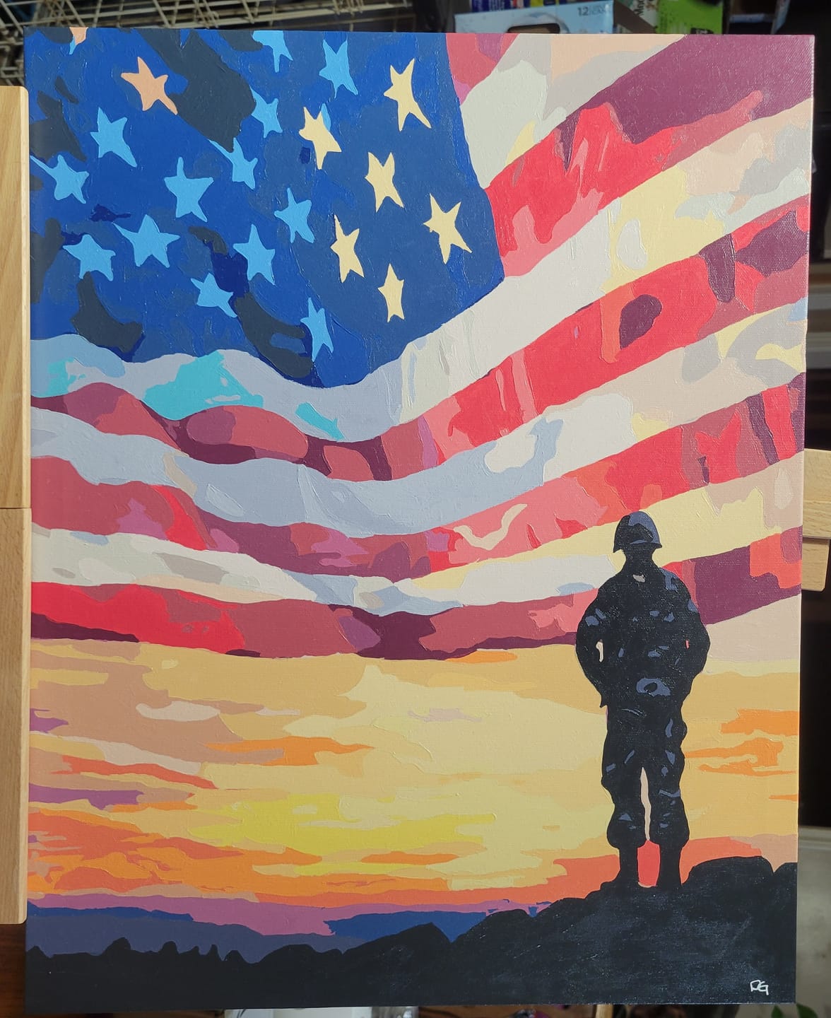 Customer photo review of Flag's Fighter