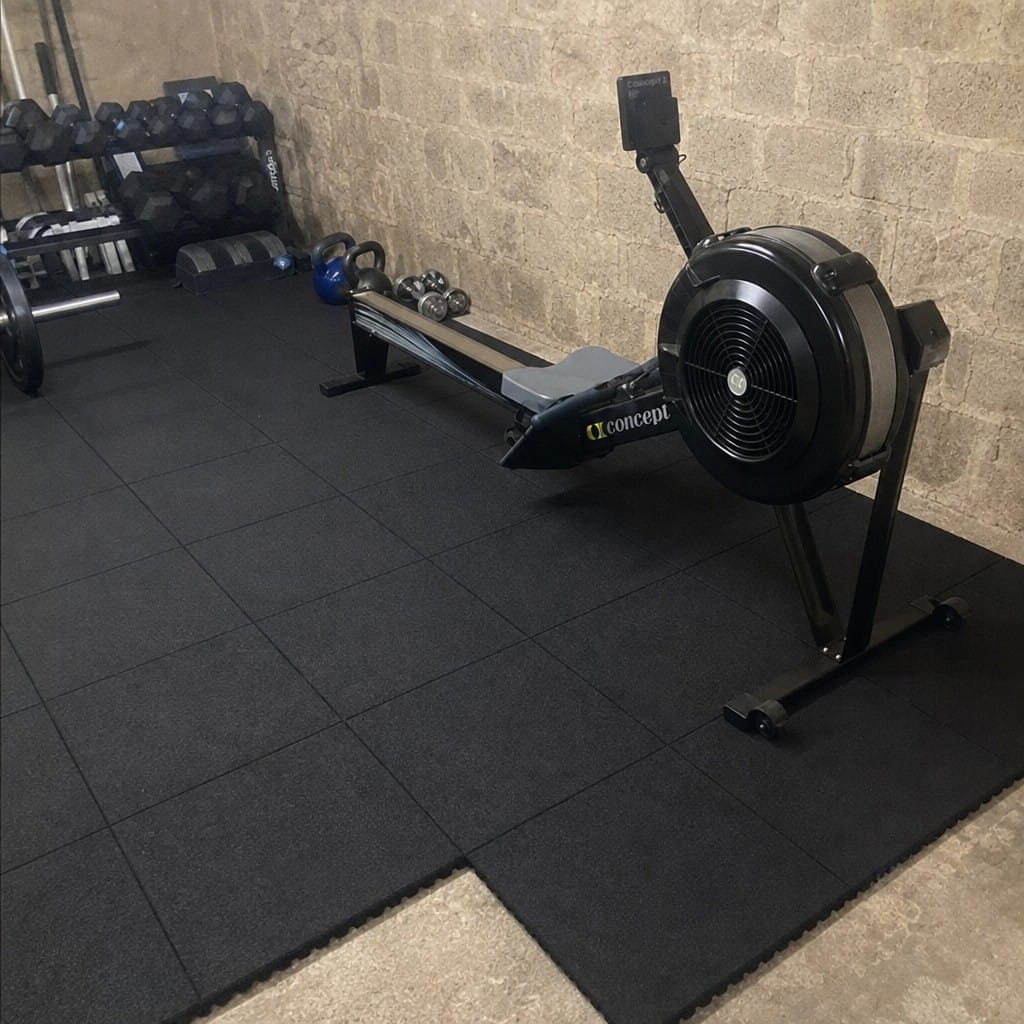 Customer photo review of 30mm Rubber Gym Tiles | Olympic Lifting & CrossFit | 200kg+ Drop Rated