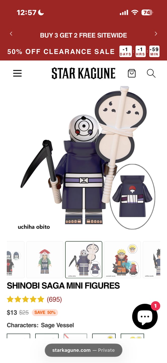 Customer photo review of SOUL REAPERS MINI FIGURES