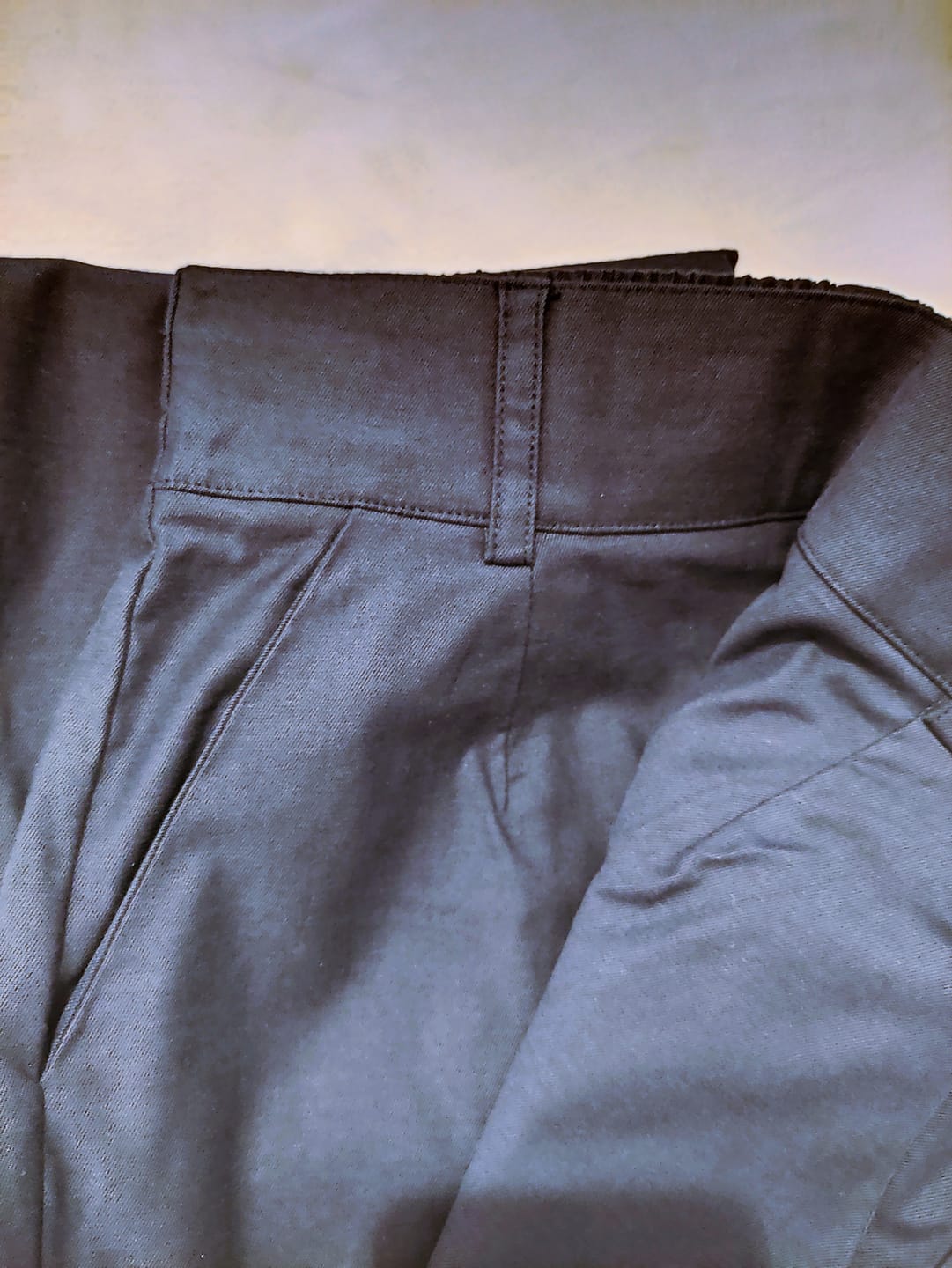 Customer photo review of Pantalon Tom - sergé marine