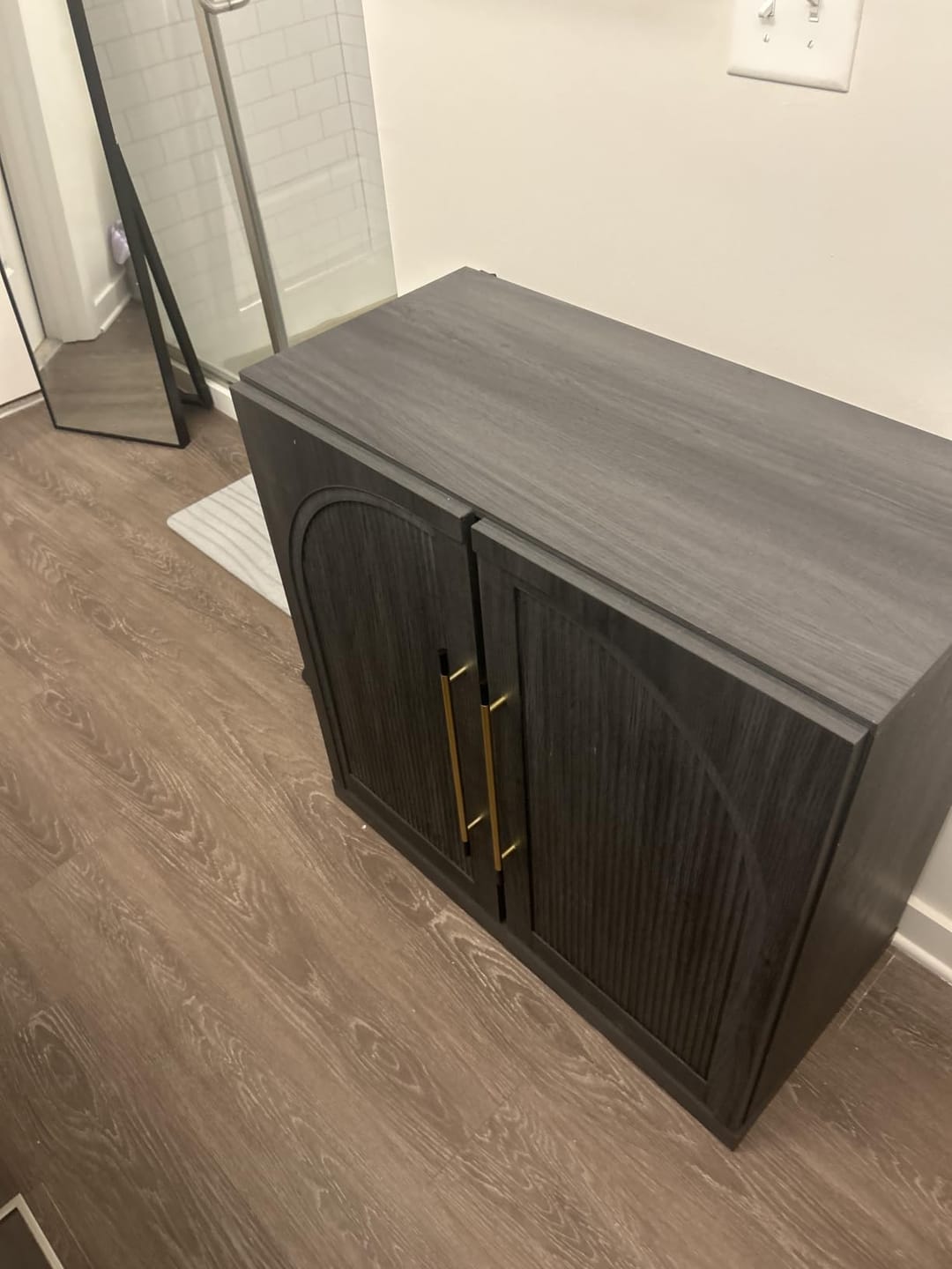 Customer photo review of Jagger Double-Arc Wood Door Modular Sideboard
