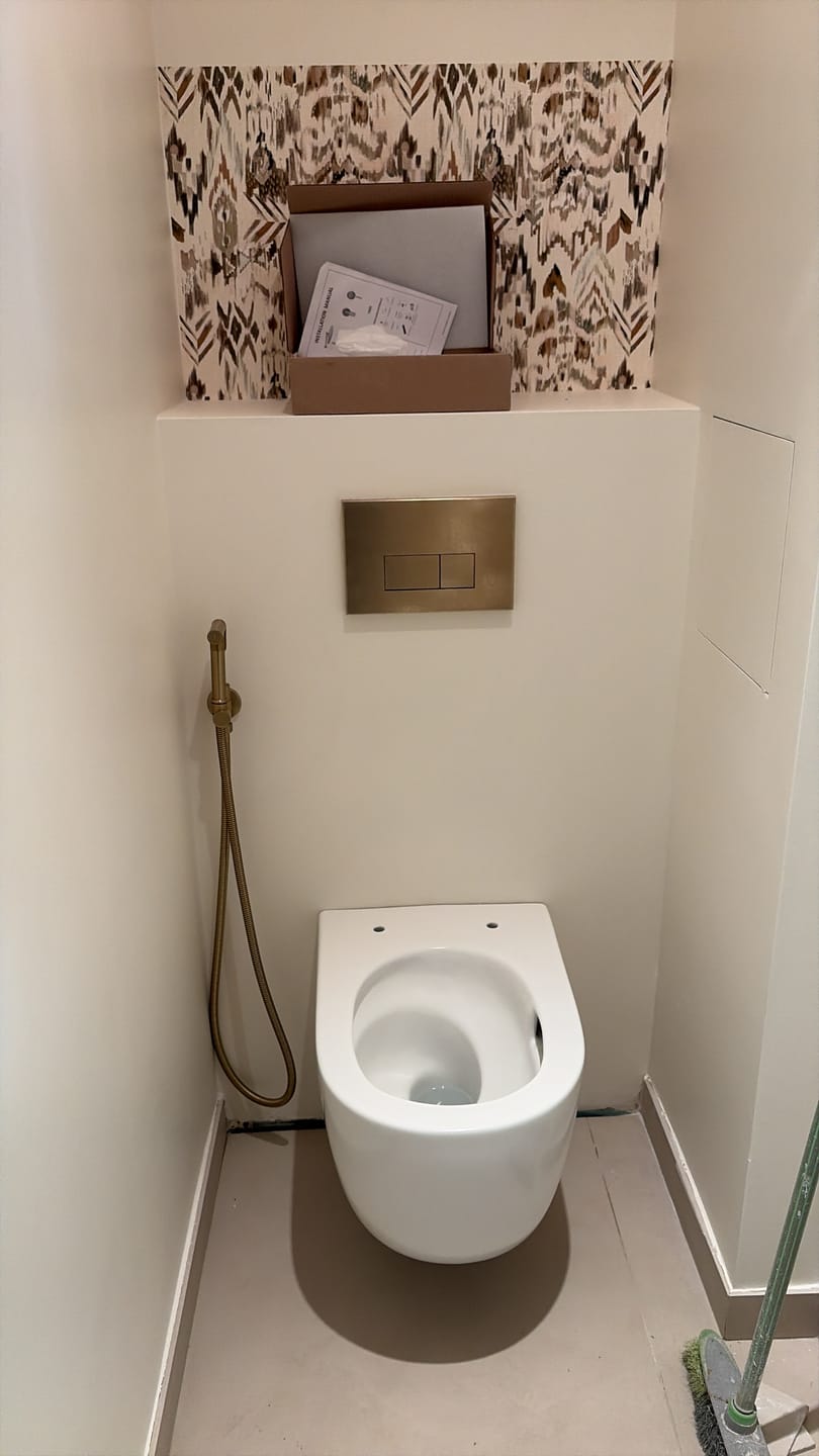 Customer photo review of Douchette hygiénique or brossé