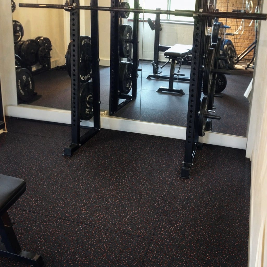 Customer photo review of Heavy-Duty Rubber Gym Flooring Rolls UK | Commercial Grade | Full 10m Roll