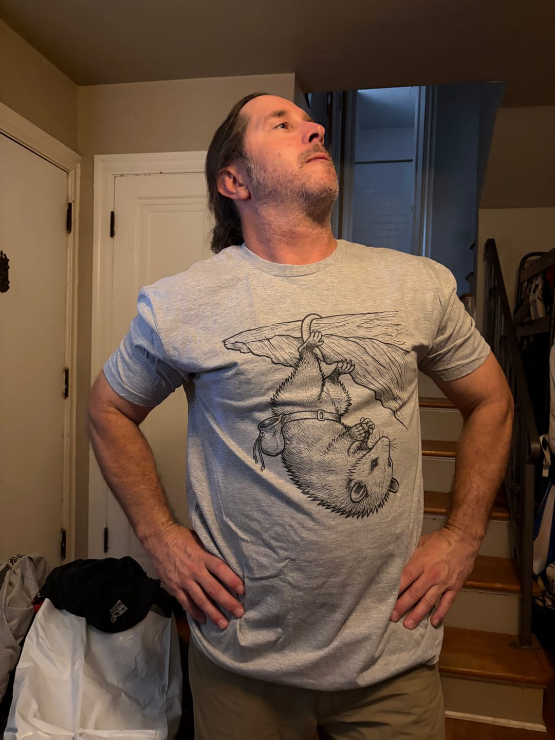 Customer photo review of Possum Climb Tee