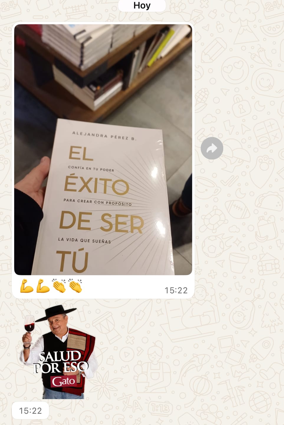 Customer photo review of El éxito de ser tu – Libro Fimado