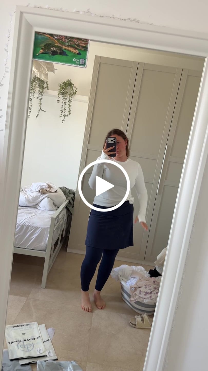 Customer video review of טייץ חצאית מעל הברך MODEST SKIRTED