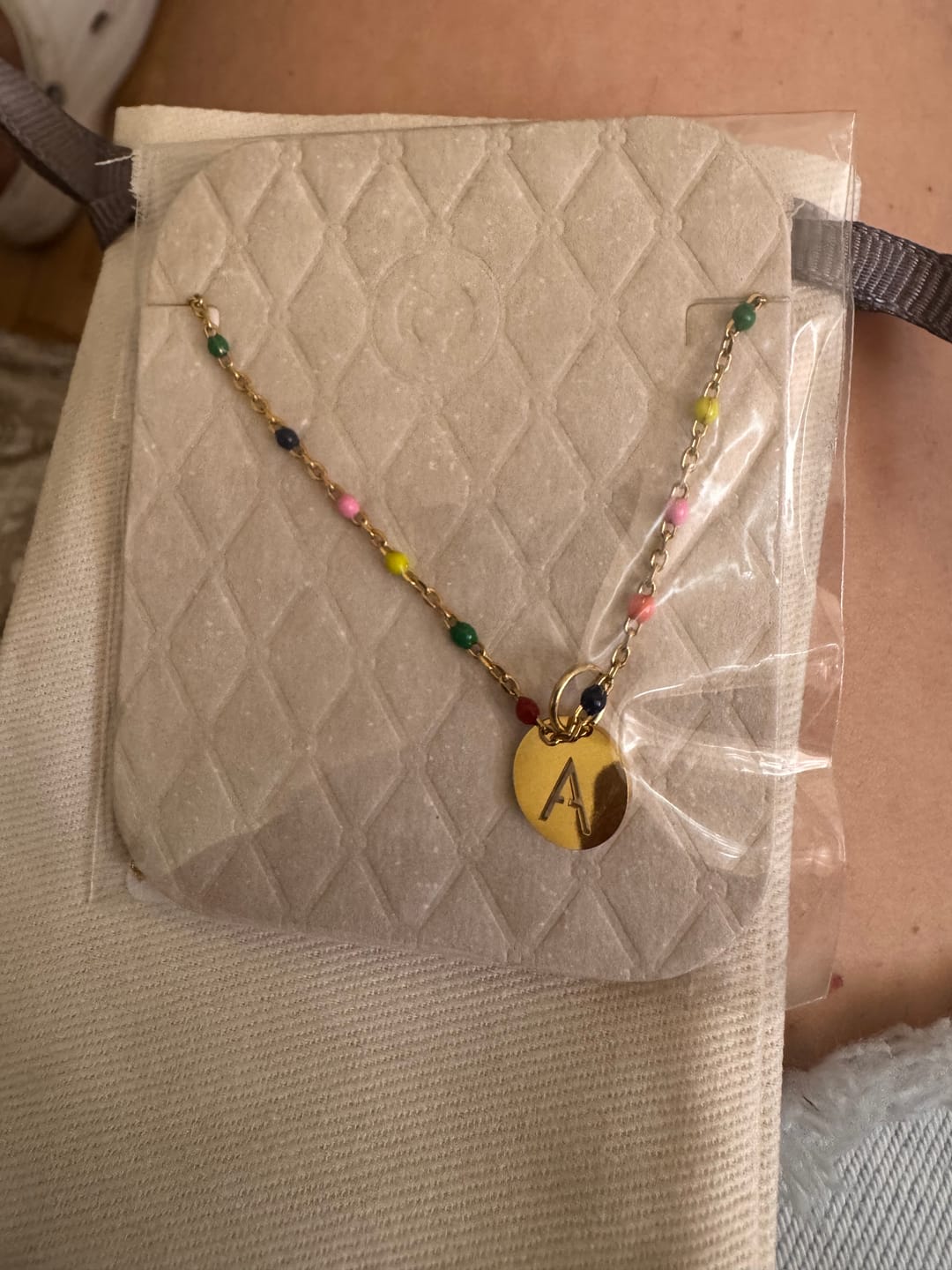 Customer photo review of Collar Letras ABC