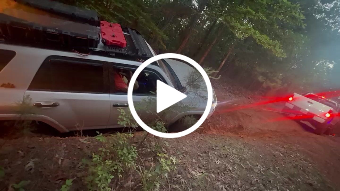 Customer video review of OPENROAD 1" x30' Kinetic Recovery Tow Rope (36,000lbs)
