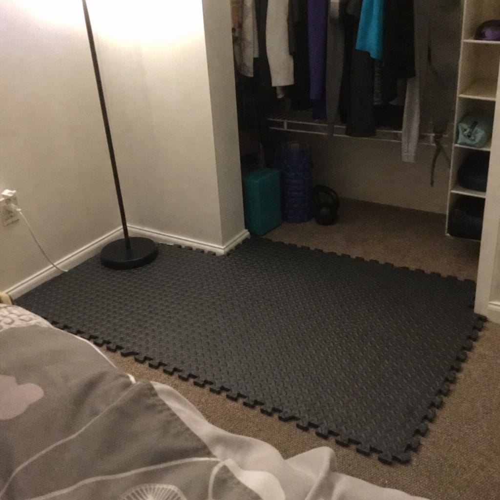 Customer photo review of Anti Fatigue Gym Mats UK | EVA Interlocking Tiles | 610mm