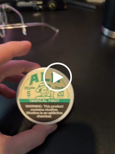 Customer photo review of Tropical Fruit Nicotine Pouches