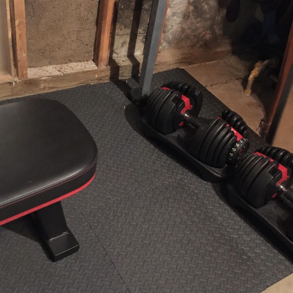 Customer photo review of Anti Fatigue Gym Mats UK | EVA Interlocking Tiles | 610mm