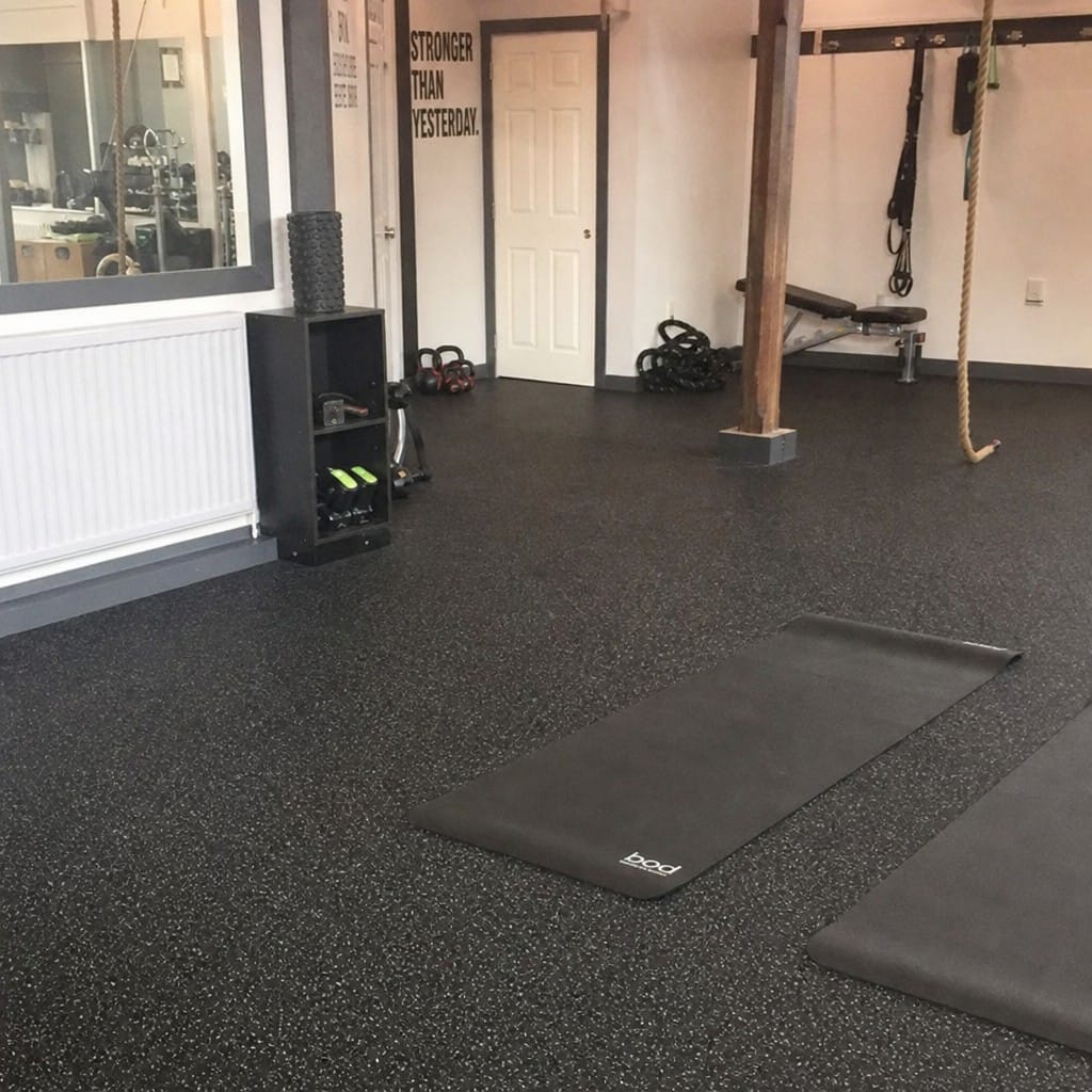 Customer photo review of Gym Flooring Rolls UK | Rubber Roll 1m Wide | Cut to Length