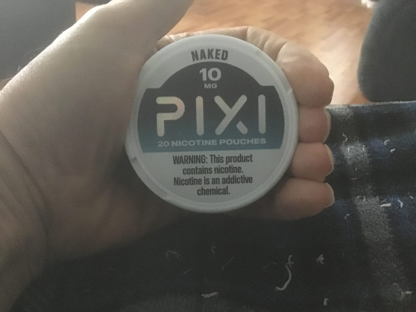 Customer photo review of PIXI Nicotine Pouches