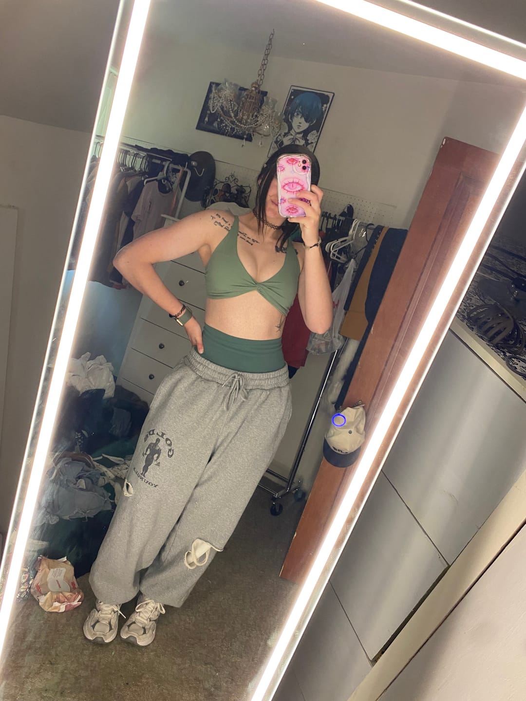 Customer photo review of 2054 - Gold's Iron Legacy Layered Joggers