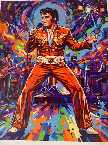 Customer photo review of Neon King Rockstage
